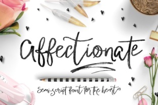 Affectionate: A Handcrafted Font for Modern Web Design