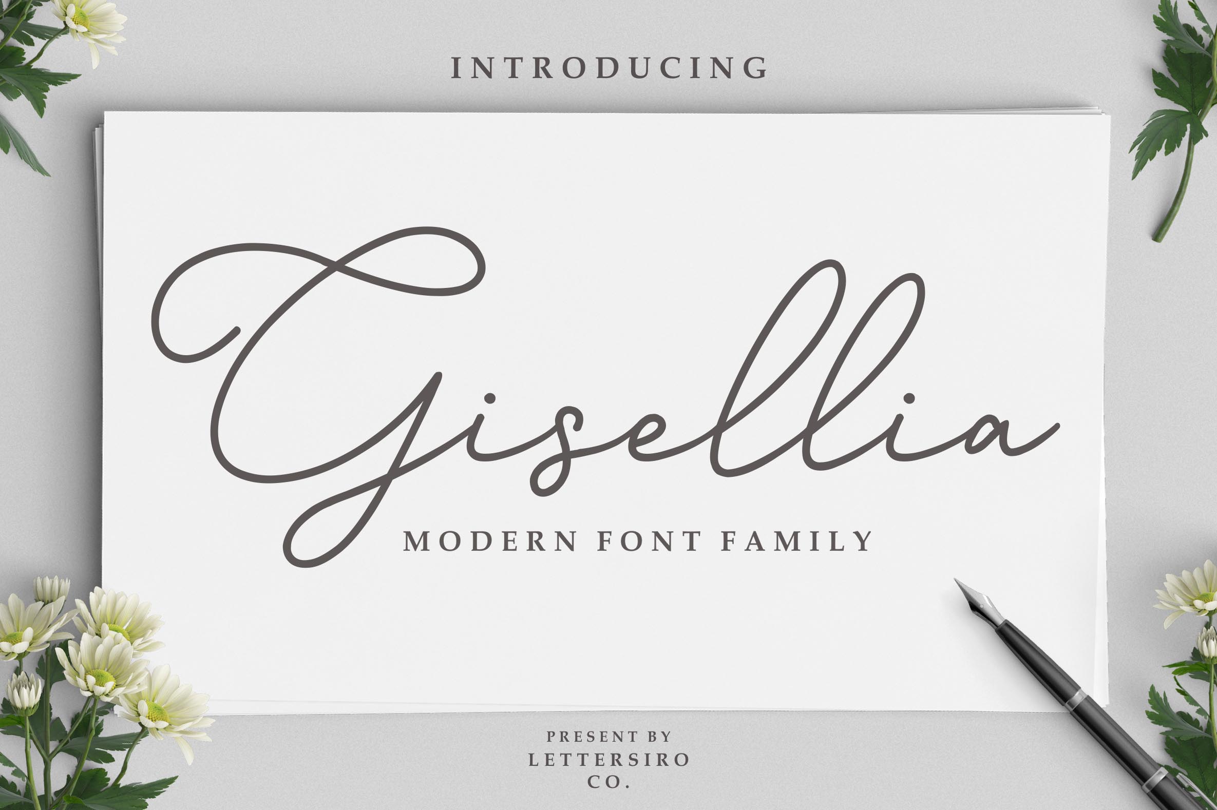 Gisellia: A Script Font That Balances Professionalism with Personality