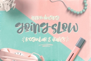 Going Slow Font: A Handcrafted Typeface for Digital Designers