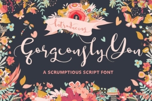 Gorgeously You: A Handcrafted Font for Small Business Branding