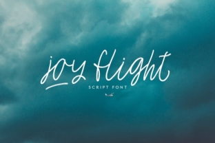 Joy Flight: A Handcrafted Script Font That Feels Like a Real Conversation