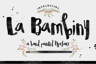 La Bambiny: A Handcrafted Font for Campaign Design