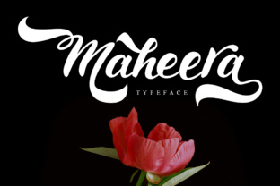 Maheera: A Handwriting Script Font for Web Design