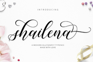 Shailena: A Handwritten Font for Creative Web Design