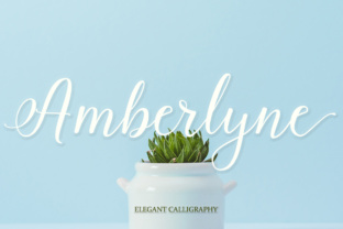 Testing Amberlyne Handwritten Font for Real Web Layouts