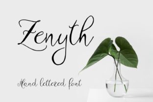 Zenyth: A Handcrafted Font for Web Design